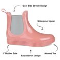 thumbnail image 6 of Journee Collection Womens Drip Tru Comfort Foam Almond Toe Rain Boots, 6 of 7