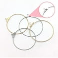 thumbnail image 4 of 72pcs Earring Hoop for Jewelry Making Bulk Beading Hoop Earring Open Beading Earrings Round Beading Hoop Earring Finding Open Earring Beading Hoop Beading Earring Components (3 Sizes), 4 of 5