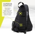 thumbnail image 3 of Franklin Sports Pickleball Sling Bag - Pickleball Equipment Backpack - Grey, 3 of 5