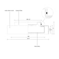 thumbnail image 2 of Aston 10" Flush Mount Clear 120V ELV LED 3000K 90CRI 13W, 2 of 3