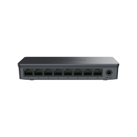 Grandstream GWN7701 | 8-Port Gigabit Ethernet Unmanaged Network Switch | Plug & Play | Desktop/Wall-Mount | Plastic Case
