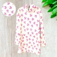 thumbnail image 3 of Kidsy Girls Pink Anchor Peruvian Cotton Pullover Hoodie – Long Sleeve, Front Pocket, Anchor, 2, 3 of 9