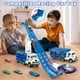 thumbnail image 5 of Pista de carreras BainGesk para camiones, coches, juguetes, con transportín, para niños de 3 a 6 años, 5 of 7