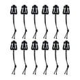 thumbnail image 1 of 12PCS Elastic Rope Triangle Buckle Finishing Fixed Coil Clamp Storage Ribbon Clip Outdoor Supplies, 1 of 9