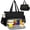 Black, variant on Black Insulated Laptop Tote Lunch Bag For Work Office Outdoor