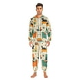 thumbnail image 3 of FORMRS Onesies Pajama for Adults Unisex Hoodie Winter Jumpsuit One Piece Sleepwear, Sizes S-2XL, Black Cats Reading, 3 of 7