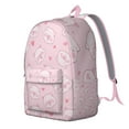 thumbnail image 5 of Cute Pig Backpack – Cartoon Farm Animal Pattern Bookbag with Watercolor and Artistic Design for School, 5 of 5