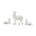 thumbnail image 1 of 3 piezas Estatuas de oveja en miniatura Resina Figura animal artesanía decoración de mesa decorativa para la sala de estar escritorio de, 1 of 9