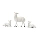 thumbnail image 1 of 3 piezas Estatuas de oveja en miniatura Resina Figura animal artesanía decoración de mesa decorativa para la sala de estar escritorio de, 1 of 9