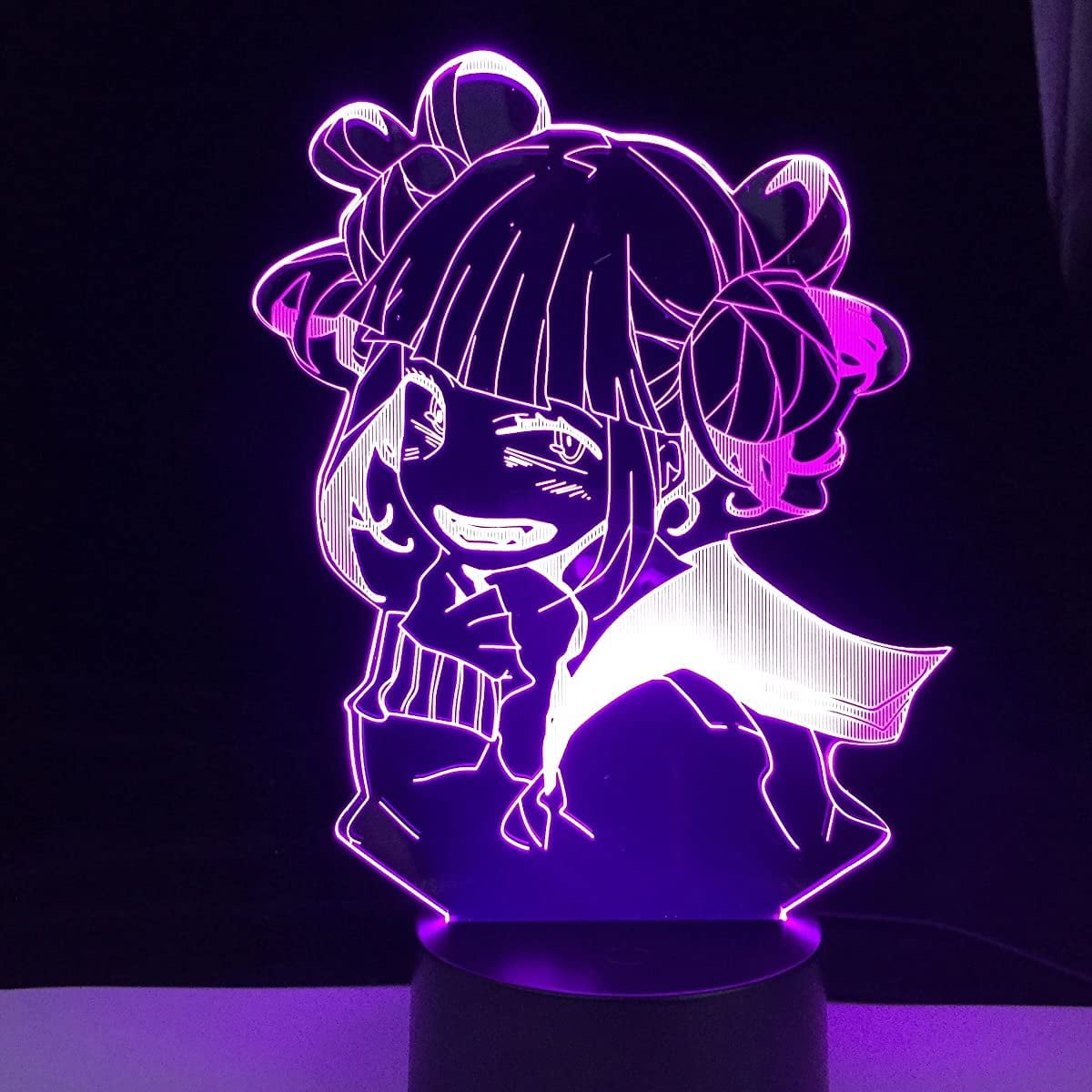 My Hero Academia Himiko Toga lamp Anime Light 3D LED Night Lights 16 Color  Changing Table Lamp for Home Decor Decorative Xmas Gift Children's Manga