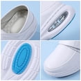 thumbnail image 3 of Zapatos Planos Versátiles Restaurante Loafer Enfermera Liviana Calzado Saludable Enfermería Cuero Transpirable, 3 of 9
