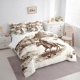 thumbnail image 4 of Manfei Western Rustic Farmhouse 7-Piece Twin Bedding Sets,Tropical Desert Cactus Bedding Comforter Set,Farm Animal Horse Sheet Sets For Men Women,Super Cozy Room Decor, 4 of 9