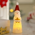 thumbnail image 4 of Christmas Lantern Light - Santa Claus Statue Inside LED Lantern for Christmas Gifts with Battery Operated Santa Lights for Indoor - Christmas Lights for Tree and House, 4 of 4