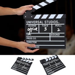 Mini Conseil Acrylique Clapper, Film de Directeur de Scène Couper Le Mini Conseil Acrylique Clapper, Film de Directeur de Scène Couper Le