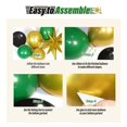 thumbnail image 3 of Kit de arco de globos FOTIOMRG verde y dorado con globos en forma de estrella, 3 of 7