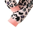 thumbnail image 2 of Scyoekwg Girls Clothes Infant Toddler Baby Girl Clothes Fall Fashion Letter Print Long Sleeve Hooded Pullover Tops Leopard Long Pants Two Piece Set (Pink,9-12 Months), 2 of 7