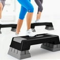 thumbnail image 5 of Goplus Aerobic Exercise Stepper Trainer W/Riser Adjustable Height 5''- 7''- 9'' Gray, 5 of 12