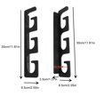 thumbnail image 3 of 2 Pares Estantes para Cañas Pescar Techo Con Capacidad para 6 Cañas Estante para Cañas Pescar Pared Interior, 3 of 9