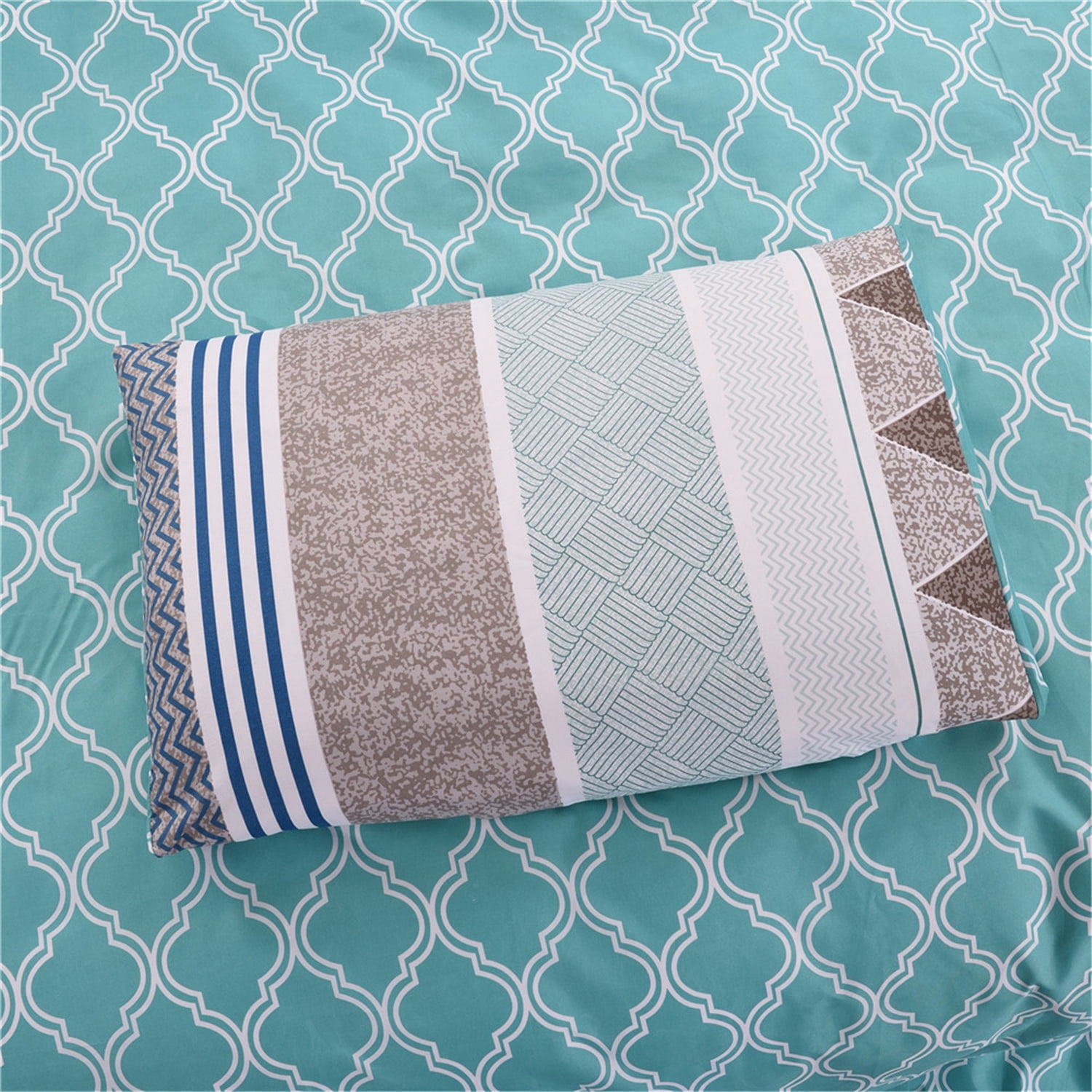 NC King Duvet Cover Set 3-Piece With 2 Pillowcases,Soft Brushed Microfiber, Comforter Not Include