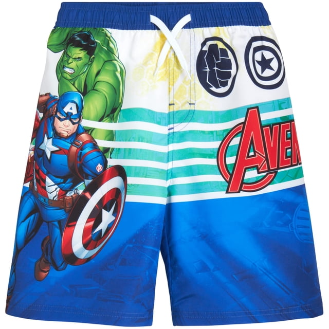 Shorts de baño para niños Marvel Avengers de secado rápido talla 10-12