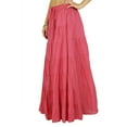 thumbnail image 5 of Phagun Women's Long Skirt Bohemian Gypsy Tiered Cotton Maxi Skirt Beach Wear, 5 of 5