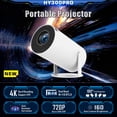 thumbnail image 2 of Proyector HY300PRO HD 720P Miniproyector Dormitorio Exterior Resolución HD, 2 of 8