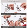 thumbnail image 3 of Pool Cover Cable and Winch, Heavy Duty Pool Cover Wire Stainless Steel Spring  for Spa Bathtubs, 3 of 7