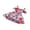 Red, variant on Xingqing 8 Colors Summer Princess Kids Girls Dress Flowers Printed Short Sleeve Off Shoulder Ruffles A-Line Chiffon Dress