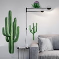 thumbnail image 2 of Adhesivos de pared autoadhesivos de PVC con forma de cactus, 30 x 90 cm, 2 hojas, 2 of 4