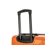 InUSA Trend 24 Hardside Lightweight Luggage with Spinner Wheels, Handle, and Trolley, Orange