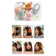 thumbnail image 3 of Calentadores de orejas para mujer, lindos orejeras, accesorio de invierno, orejeras para exteriores, ajustables, para clima frío, con ribete forrado, tejidos, calentadores de orejas, 3 of 9