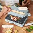 thumbnail image 4 of Beautiful 2-in-1 Panini Press & Grill with Detachable Plates, Hydrangea by Drew Barrymore, 4 of 22