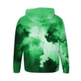 thumbnail image 4 of Sudadera con capucha para hombre, estilo casual, con cuello redondo, estampado, manga larga, blusa de poliéster, 4 of 5
