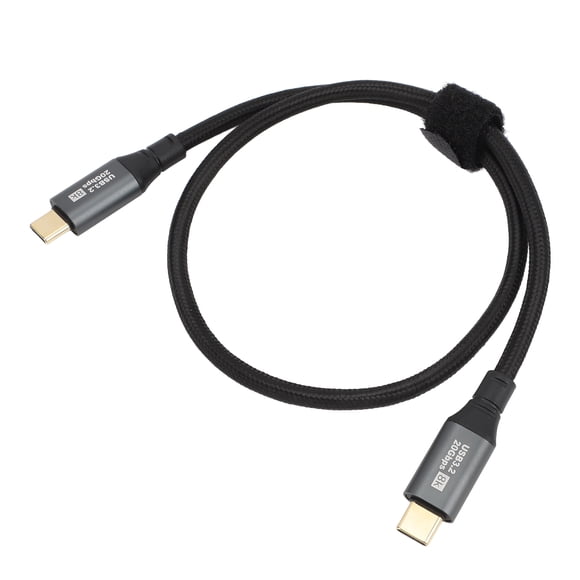 Câble USB-C, PD100W 20V 5A Charge Rapide Type-C vers Type-C, Transfert Haute Vitesse 20Gbps 8K 60Hz Écran HD Câble de Données Tressé Type-C pour Téléphone IOS Série 15 pour