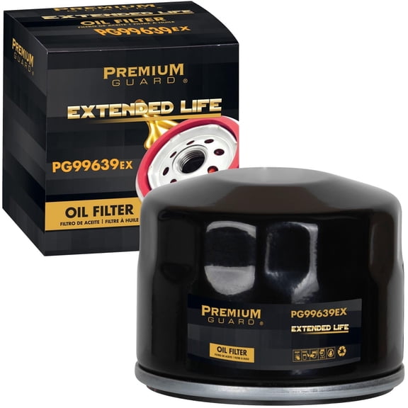 Premium Guard Extended Life Oil Filter up to 10k Miles PG99639EX | Fits 2019-2024 Jeep Renegade, 2024-2025 Dodge Hornet, 2024-2025 Alfa Romeo Tonale