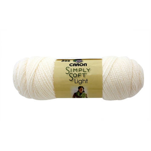 Caron H97LTE2 Simply Soft Light Yarn Heavy Cream