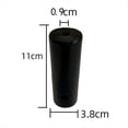 thumbnail image 3 of Tubo de Pedal Trasero de Bicicleta Pedal de Pie Trasero Tripulado de Bicicleta Varilla de Pedal Tubo Negro 38 Fino, 3 of 5