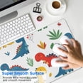 thumbnail image 4 of Long Mouse Pads for Desk,Colorful Dinosaur and Leaf Pattern Desk Mats on Top Of Desks, Desk Mouse Pad Extra Large with 3mm Non-Slip Base and Stitched Edge for Gaming,Office,Work,Home 31.5"x11.8", 4 of 6