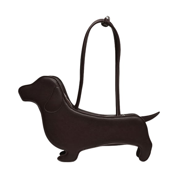 Delicate Dachshund Shape Shoulder Bag Multifunctional Carry Bags Underarm Purse PU Leather Handbag For Trendy Women