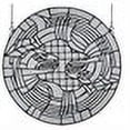 thumbnail image 2 of Meyda Tiffany Rattlesnakes Medallion Stained Glass Window, 2 of 2