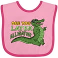 thumbnail image 3 of Inktastic See You Later Alligator with Black Sunglasses Boys or Girls Baby Bib, 3 of 4