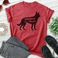 thumbnail image 2 of Malinois Mama, Unisex Women's Shirt, Belgian Malinois, Malinois Owner, Funny Dog Mama Gift, Heather Red, Large, 2 of 6