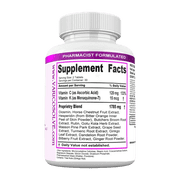 VARICOSOLVE® Natural Supplement for Leg Vein Support. Blood Circulation – Varicose Vitamins. 60 Tablets
