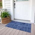 thumbnail image 6 of Addison Rugs Chantille Indoor/Outdoor Transitional Patchwork Navy Washable Rectangle Rug, 1'8" x 2'6", 6 of 6