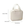 thumbnail image 3 of Fashionable PU Makeup Pouch Wash Toiletry Storage Bag for Women's Travel Needs, 3 of 8