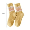 thumbnail image 3 of Sunjoy Tech 1/3 Pairs Winter Mid-tube Socks,Thickened Soft Breathable Bouncy Multicolor Coral Fleece Socks, 3 of 5