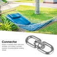 thumbnail image 6 of Swivel Hooks Heavy Duty | 8-character Ring Swivel Eye Hook | 360° Smooth Rotation Heavy Duty 304 Stainless Steel Swivel Ring, Double Ended Swivel Eye Hooks For Web Tree Swing, 6 of 9