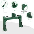 thumbnail image 6 of 3 Point Quick Hitch, 3000 lbs 3-Pt Attachments with 2" Receiver Hitch Adaptation to Category 1 & 2 Tractor with 5 Level Adjustable Bolt (Green), 6 of 9