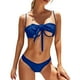 thumbnail image 2 of WILLBEST Trajes de Baño Mujer Bikini Con Tirantes de Color Liso Para Mujer, E y Cómodo, 2 of 5