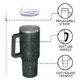 thumbnail image 4 of Halloween Spider Web Pattern Tumbler with Handle and Lid,40oz Double Wall Vacuum Insulated Tumbler,Cups Gift for Women and Men, 4 of 7